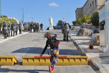 Διαδηλώσεις αθήνα Ελλάδα νεολαία αστυνομία βουλή