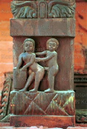 Νεπάλ Ερωτκή τέχνη ναών  Κατμαντού 20