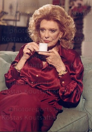 Μελίνα Μερκούρη καφές  Melina Merkouri