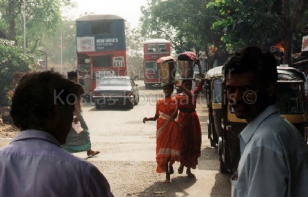 Ινδία,δρόμος στη Βομβάη.